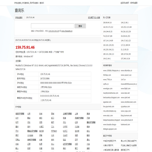 IP地址查询